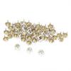 50Pcs 7Mm Silver Round Claw A Grade Rhinestones Colored Diamonds For Crafts And Decoration  Clothing Bags And Accessories