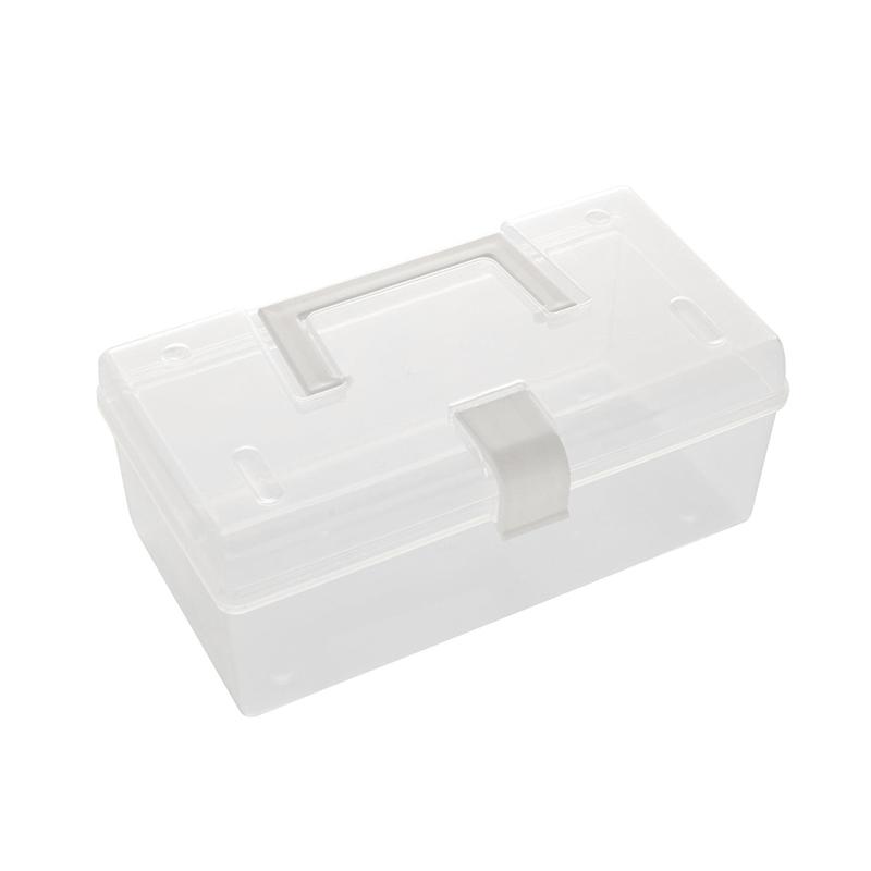 Mask Storage Box With Handle Household Dust-Proof Sealed Large-Capacity Box Waterproof Dustproof Sundries Storage Box Holder