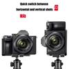 DSLR Camera L Bracket Vertical Horizontal Switching Tripod Quick Release Plate Stabilizer Tripod Monopod