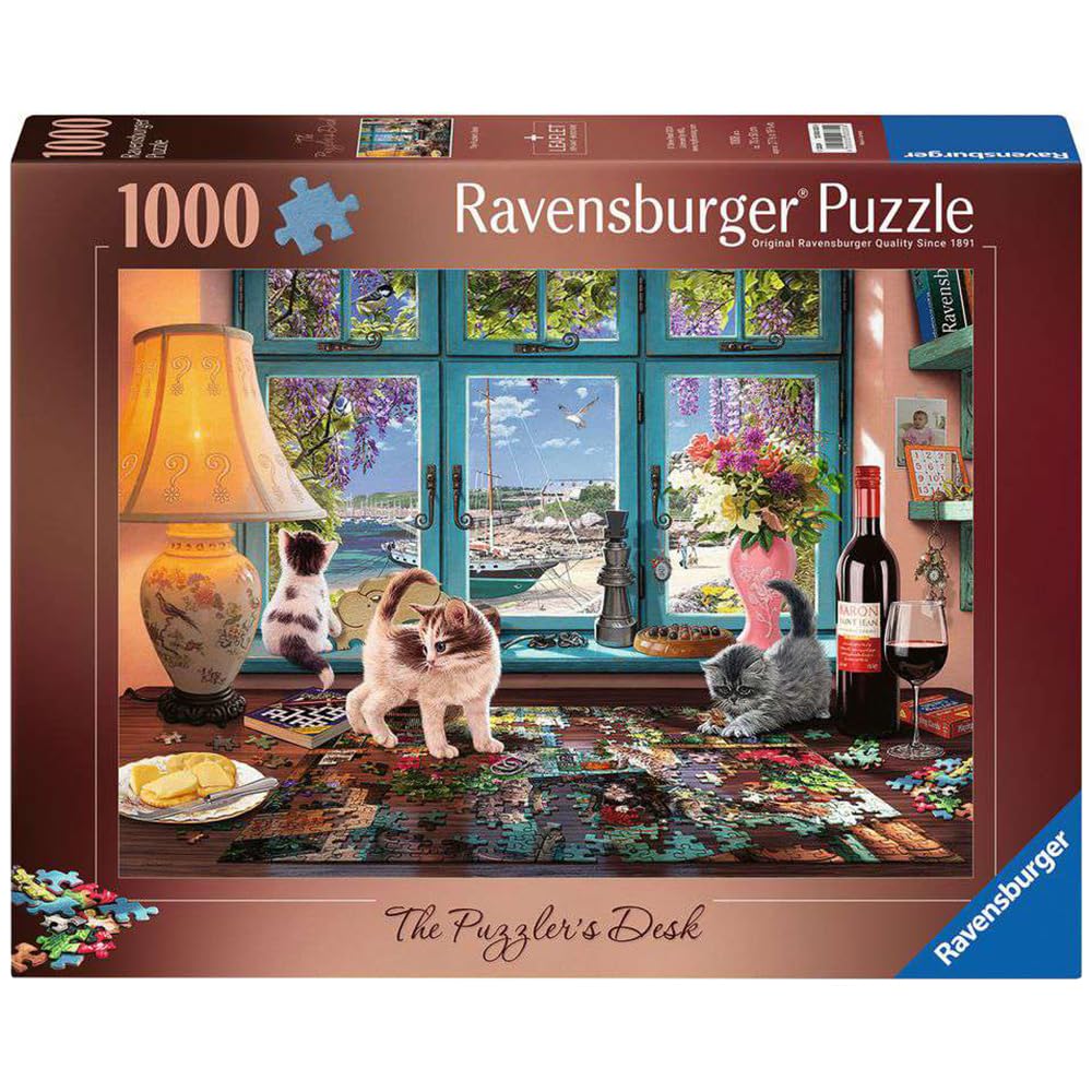Ravensburger Cute Pet Jigsaw Puzzle and Puzzle 1000 12000330 "Kitten Piece" (Animal)