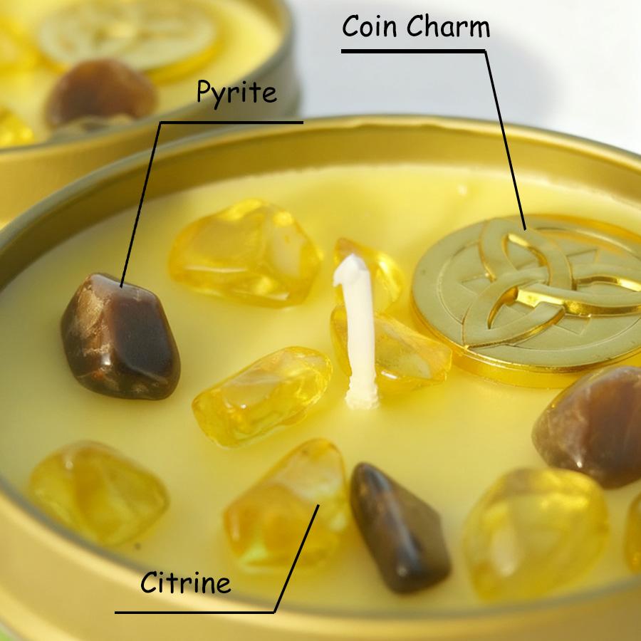 Scented Candles 3oz Law of Attraction Abundance Manifestation Energy Boosting Christmas Home Decoration Candle Holders Gift