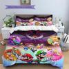 Super Mario Pattern Bedding Quilt Set  Home Decoration  Gift (1 * duvet cover + 2 * pillowcase  without core)