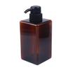 Butelka na balsam do ciała 450 ml, kwadratowa, wielokrotnego napełniania, plastikowa z pompką naciskaną, do żelu pod prysznic, szamponu, mydła w płynie, trwały pojemnik wielokrotnego napełniania