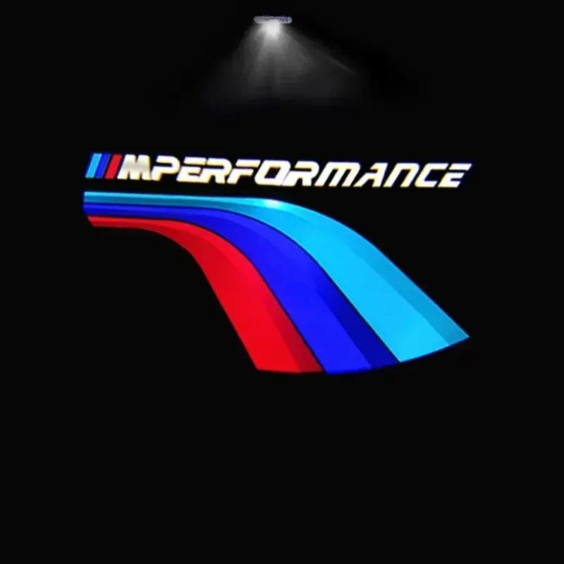 

2025 For BMW M X3 X5 X6 2pcs Car Logo Led Door Light Projector Lamp For BMW 50th M E46 E90 E49 F30 F80 E36 E46 E93 E92 F34 F31