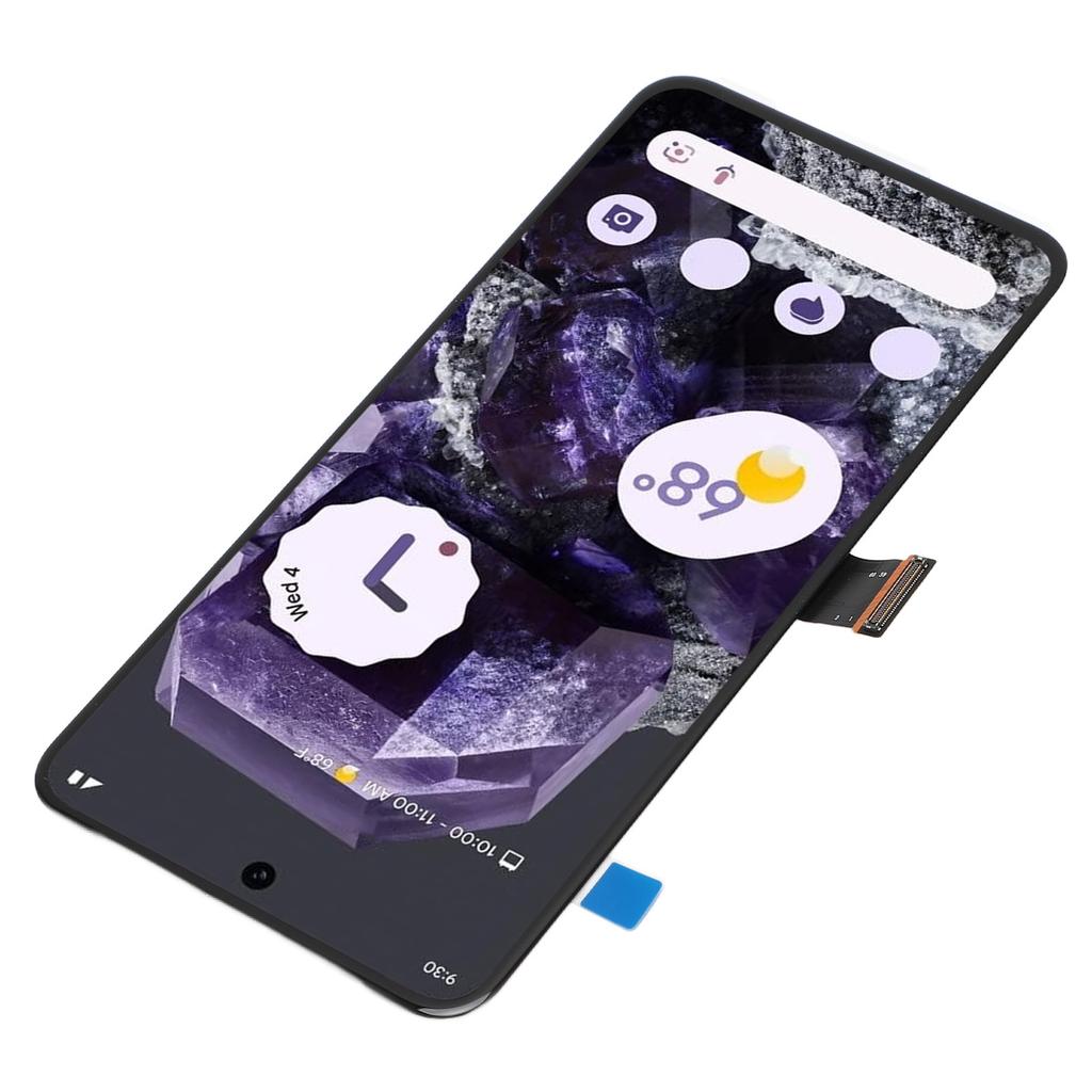 Substituição de Tela de 6,2 polegadas para Pixel 8 5G GKWS6 G9BQD Suporta Impressão Digital 3D Touch Montagem do Digitalizador da Tela LCD com