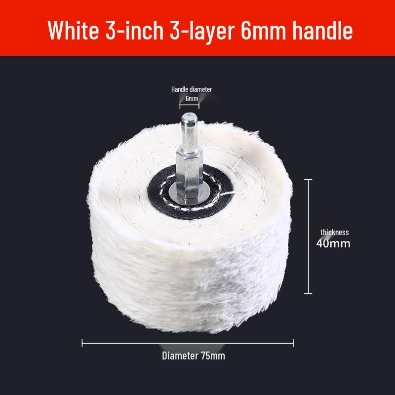 Thickened Polished Cloth Polishing Head for Metal and Acrylic, Tool Artifact