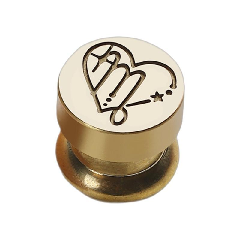652F Astrology Series Seal Lacquer Seal Wax Stamp for Artistic Creations