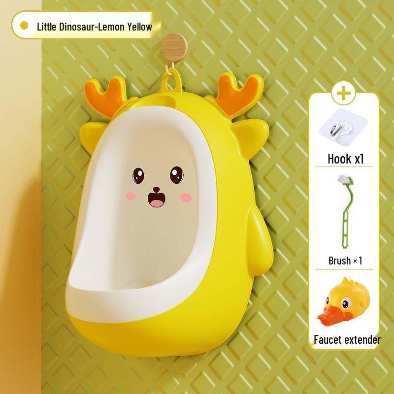 Boys' Cartoon Wall-Mounted Urinal Pee Device