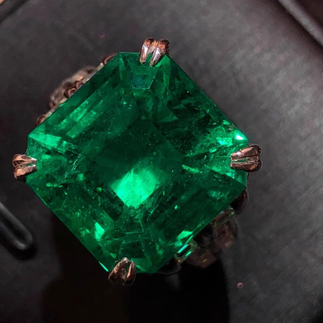 Fashion Temperament, Emerald Ring, Simple and Versatile Princess Square Diamond Women s Ring 2026 Resizable