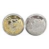 2024 Chinese Golden Silver Dragon Coins Lucky Commemorative Gold Coin Embossed Collectible Medal Souvenirs Gifts