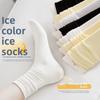 Socks, Breathable Socks, Bingbing Dui Postpartum Socks, Sweat-absorbing Mid-calf Socks, Thin Summer Anti-odor Socks