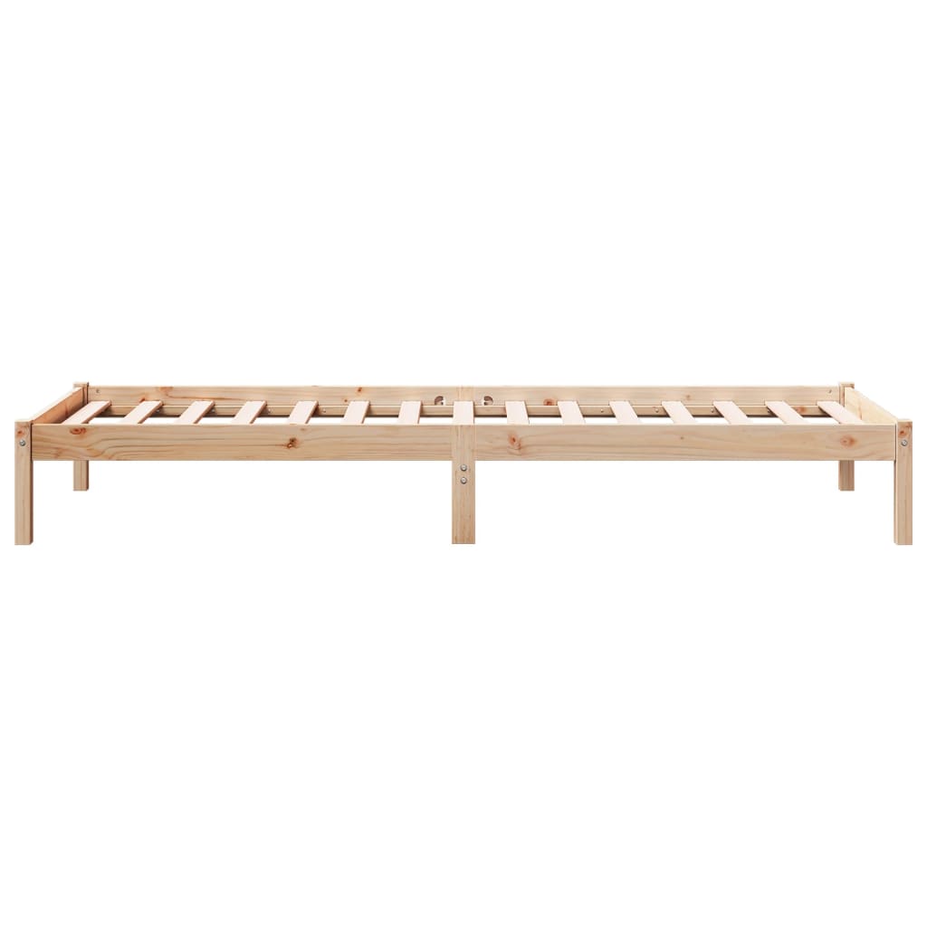 Vidaxl Longer Bed Without Mattress, 90X220 Cm, Solid Pine Wood