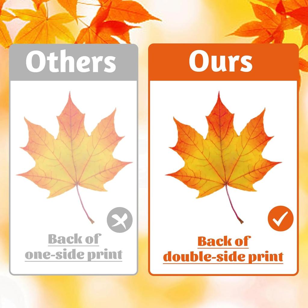 164 PCS Fall Window Clings for Glass Windows Autumn Window Clings Stickers Maple Leaf Window Stickers for Thanksgiving Autumn Home Office Decorations