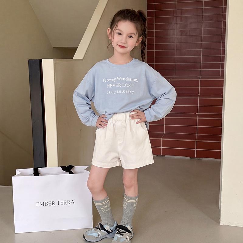Kids' Cotton Soft Korean-Style Casual Shorts - Simple, Stylish Fashion Pants