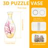 Creative 3D Puzzles Vase Desktop Decorative Puzzle Flower Vase Ornaments Stress Relieving Jigsaw Handmade Housewarming Gifts