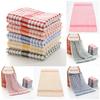 Polyester Plaid Tea Towel For Kitchen Cleaning And Home Use