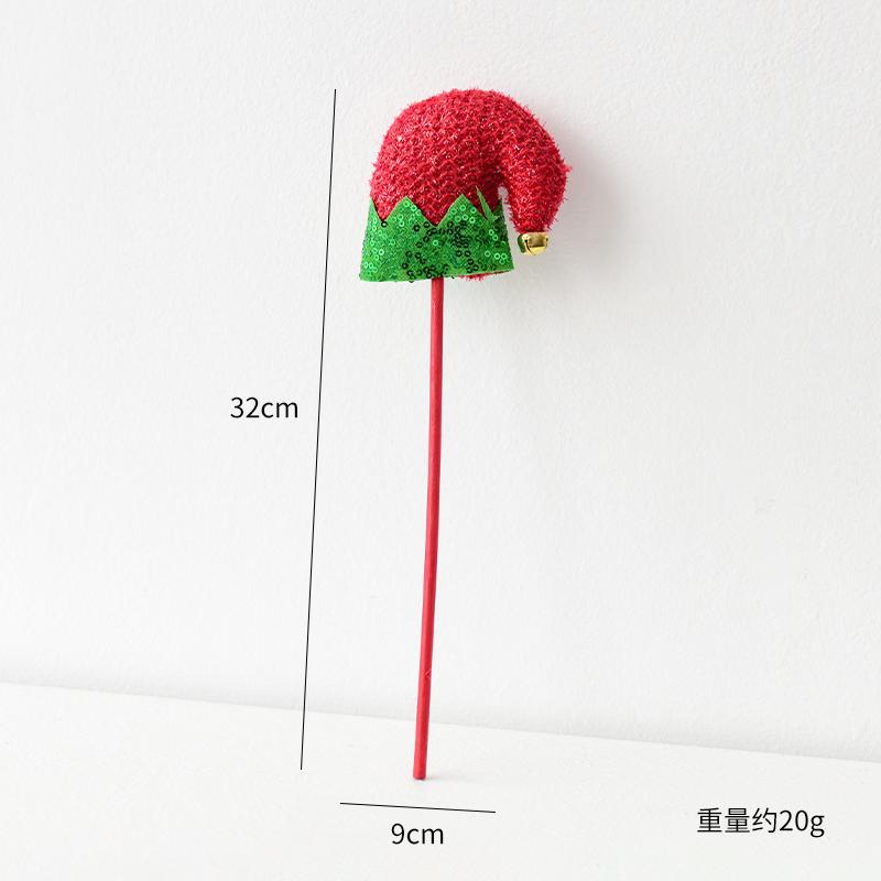 Christmas Elf Figurine Leg Ornament, Vase Flower Decoration, Suitable for Christmas Room and Garden Decoration.