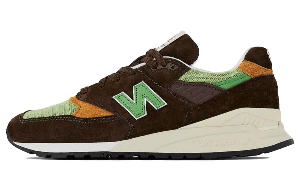 998 Тедди Сантис x 998 New Balance Сделано в США  Коричневый Зеленый  U998BG 44