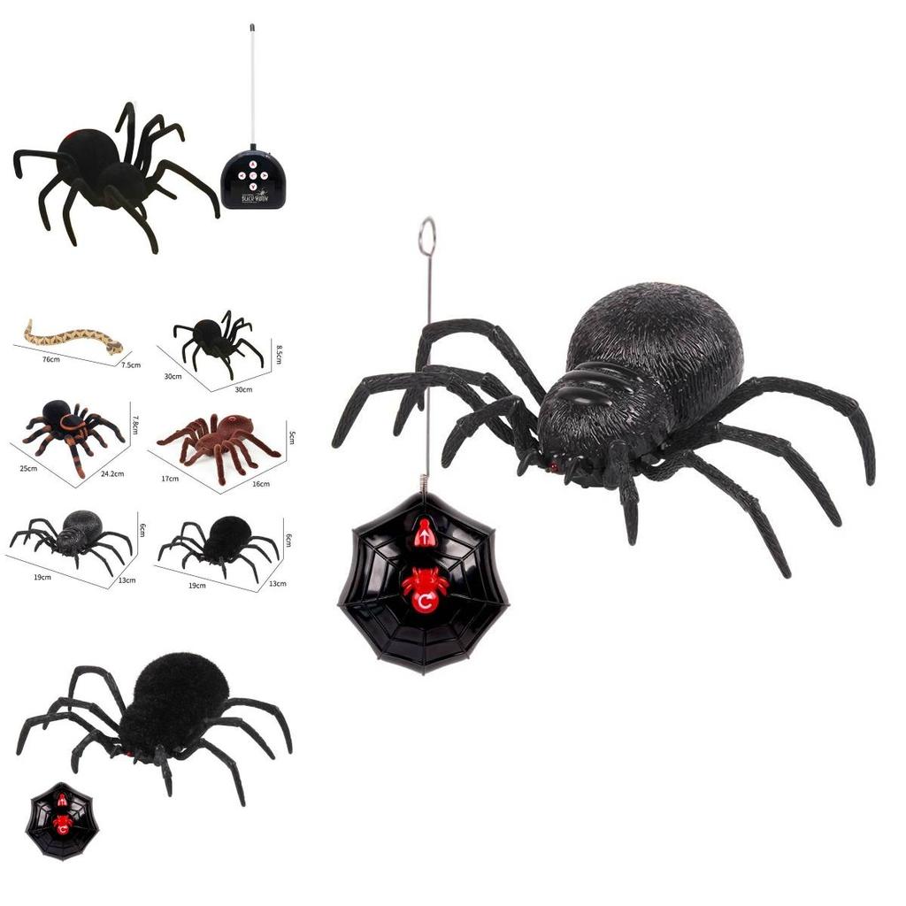 Remote Control Spider Toy With Plastic Material For Kids Age 7 To 14