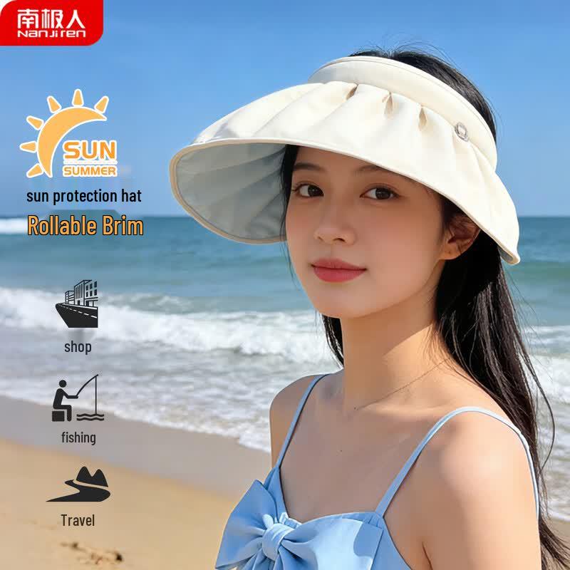 Women s Summer Wide-Brim Empty Top Sun Visor