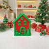 Christmas House Silicone Mould for Candle Making Holiday Craft Soap Chocolate Art Festival Home Decoration