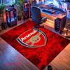 Arsenal logo Carpet Rug for Living Room Bedroom Home Sofa Decoration,Kids play Nonslip Floor Mat