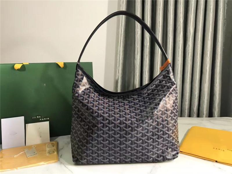 Ding Edition Hobo Crossbody Tasche: Hundezahn Weiches Leinen, Leder Schultergurt