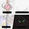 OLEVS Women's Watch, Beautiful Design, Beautiful, Simple, Popular, Easy to See, Cute, Waterproof, Luminous, Japanese Movement, Diamond, Pink