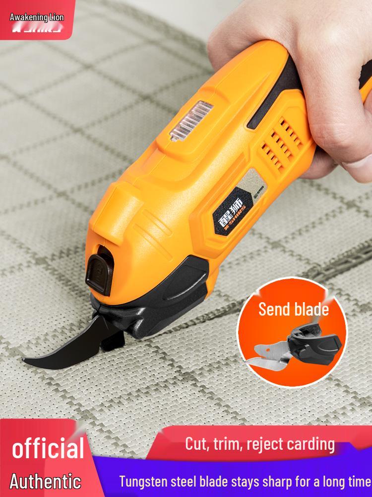 Lion Electric Handheld Fabric Cutting Scissors - Small Electric Shears for Clothing