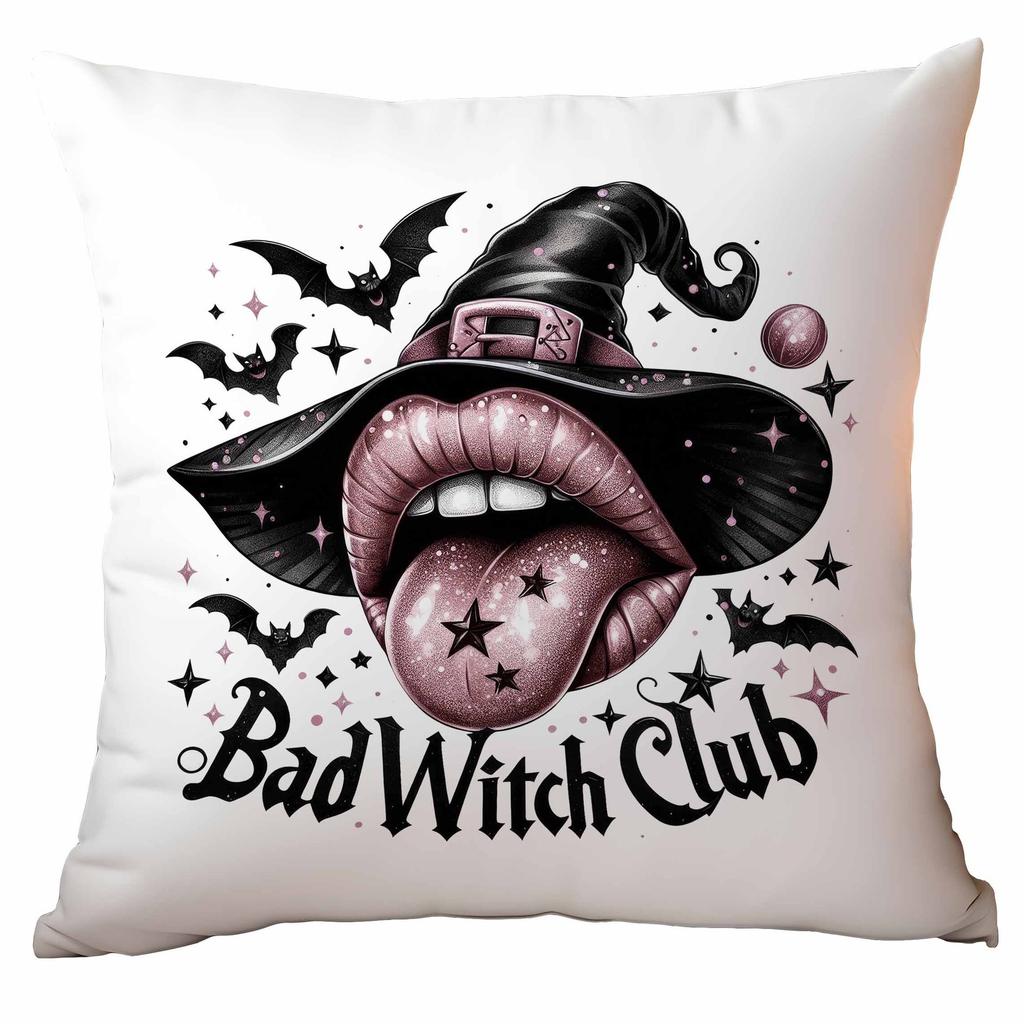 New Black Pink Halloween Pillowcase Home Holiday Decorative Cushion Pillowcase