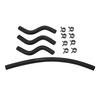 Injector Fuel Return Pipe Rubber High Temperature Resistant Flexible Injector Fuel Rail for Isuzu