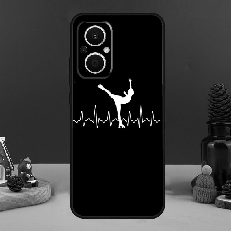 Figure Skating Ice Skating Case For OPPO Reno 10 Pro 11 F 4 5 6 7 8 Lite 4Z 5Z 8T OPPO Find X5 X2 X3 Lite X6 Pro Cover