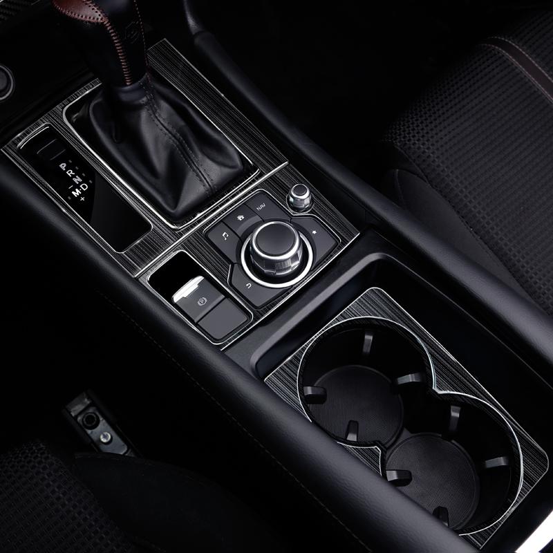 Pannello Trim Leva Cambio Console Auto per Mazda 6 Atenza 2015 2016 2017 2018 Copertura Cornice Strisce Adesive Decorazioni Accessori Styling