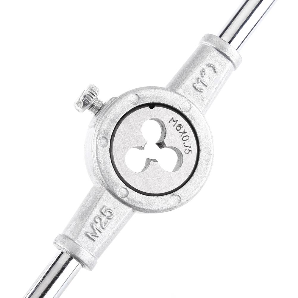 11PCS Set Screw & Die External Thread Cutting Tapping Hand Tool Kit