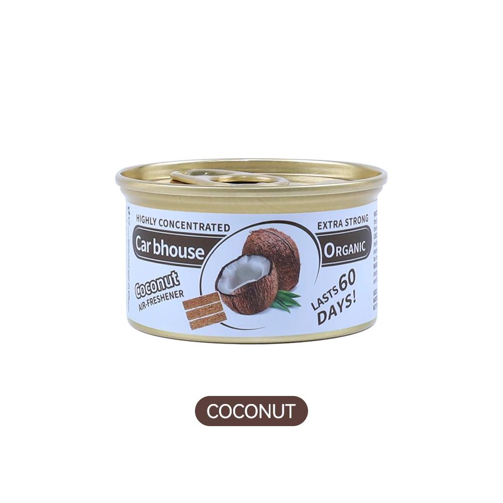 

Long-Lasting Auto Aromatherapy Deodorant Supplies Car Air Fresheners Solid Perfume Flavoring Canned Wood Blocks Coffee Flavor