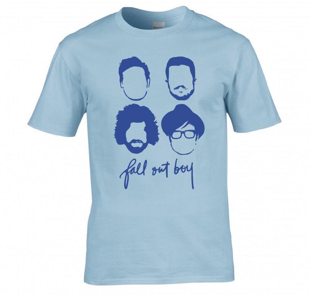Fall Out Boy Silhouette Faces T Shirt New 2XL