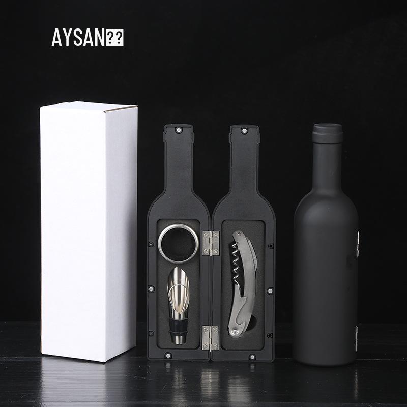 5-Piece Stainless Steel Red Wine Opener Set with Gift Box