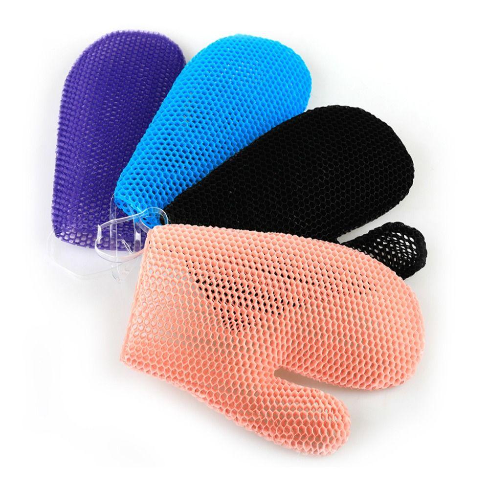 New Honeycomb TPU Shower Gloves Quick Drying Loofah Exfoliating Glove Skin Exfolia Scrubber Sponge Bath Gloves For Bathroom