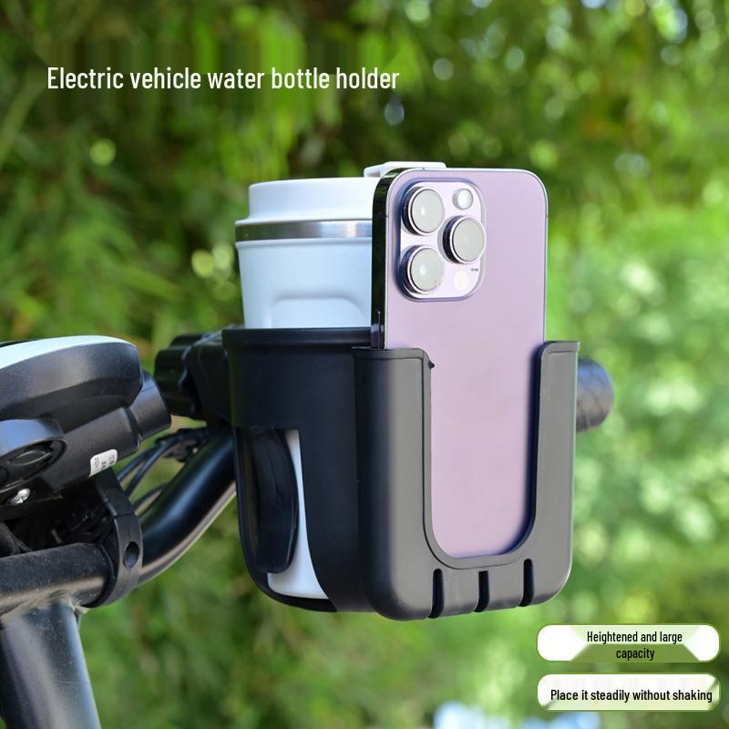 Cute Cartoon Cup Holder for Electric Cars & Strollers – Fits Baby Bottles, Phones & Water Bottles