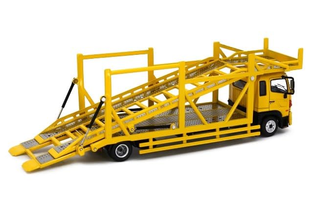 Tiny Hino 500 Hino Ranger Car Carrier 1/64 (Yellow)