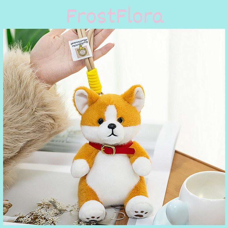 Cuter Corgi Stuffed Plush Pendant With Pp Cotton For Kid Backpack Gift And Decor