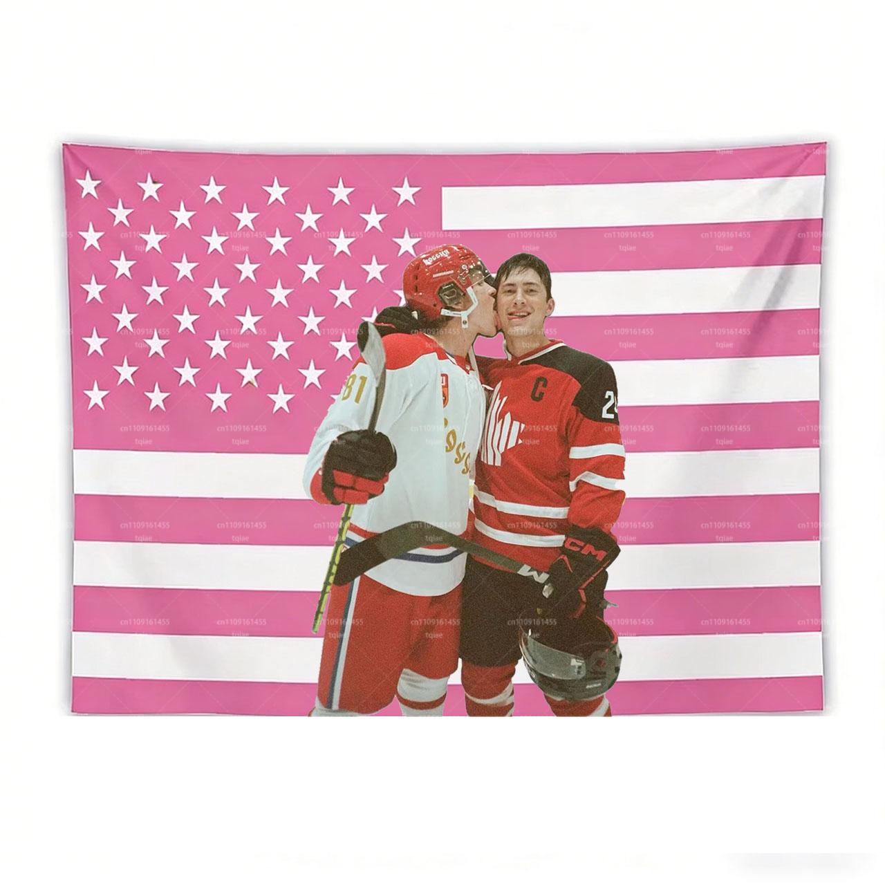 

Heated RRivalry Ilya Hockey Humorous Tapestry Flag Bar Restaurant Bedroom Party Wall Decor 74x94cm(29x37in)