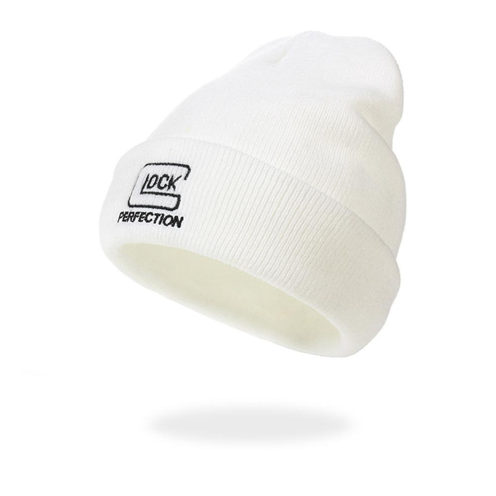 

1 шт. Мужские и женские вязаные шапки, вышитые шерстяные шапки, парные шапки с козырьком белый