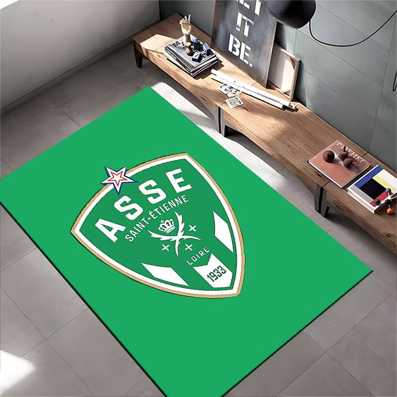 Green ASSE Saint-Étienne Logo Suitable As a Non-slip Mat for the Living Room or Bedroom Sofa
