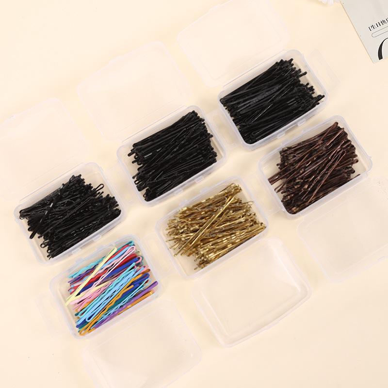 Schwarze U-förmige Haarnadeln: Kleine Baby-Haarspangen für Maskenbildner und Haaraccessoires