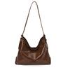 Retro Texture Large-capacity Commuter Bag Women's 2025 Autumn New Simple Shoulder Underarm Bag Versatile Tote Bag