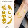 Chinese Style Waterproof Phoenix & Koi Tattoo Sticker - Long-lasting, Aesthetic Dunhuang Design for Arm & Collarbone