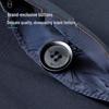 MONTAGUT Men's Silk Blend Mid-Length Trench Coat