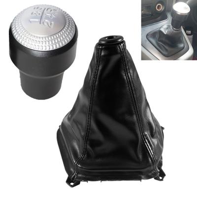 5 Speed Gear Shift Knob Lever Gear Shift Boot Cover Collar 437112C200LK 846402E000 for Hyundai Tucson IX35 2004-2009