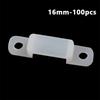 100pcs No Shading LED Strip Fix Clips Silicone LED Strip Mounting Brackets  LED Light Installation